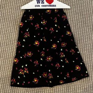 Youth guild floral midi skirt